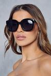 MissPap Oversized Thick Frame Sunglasses thumbnail 1