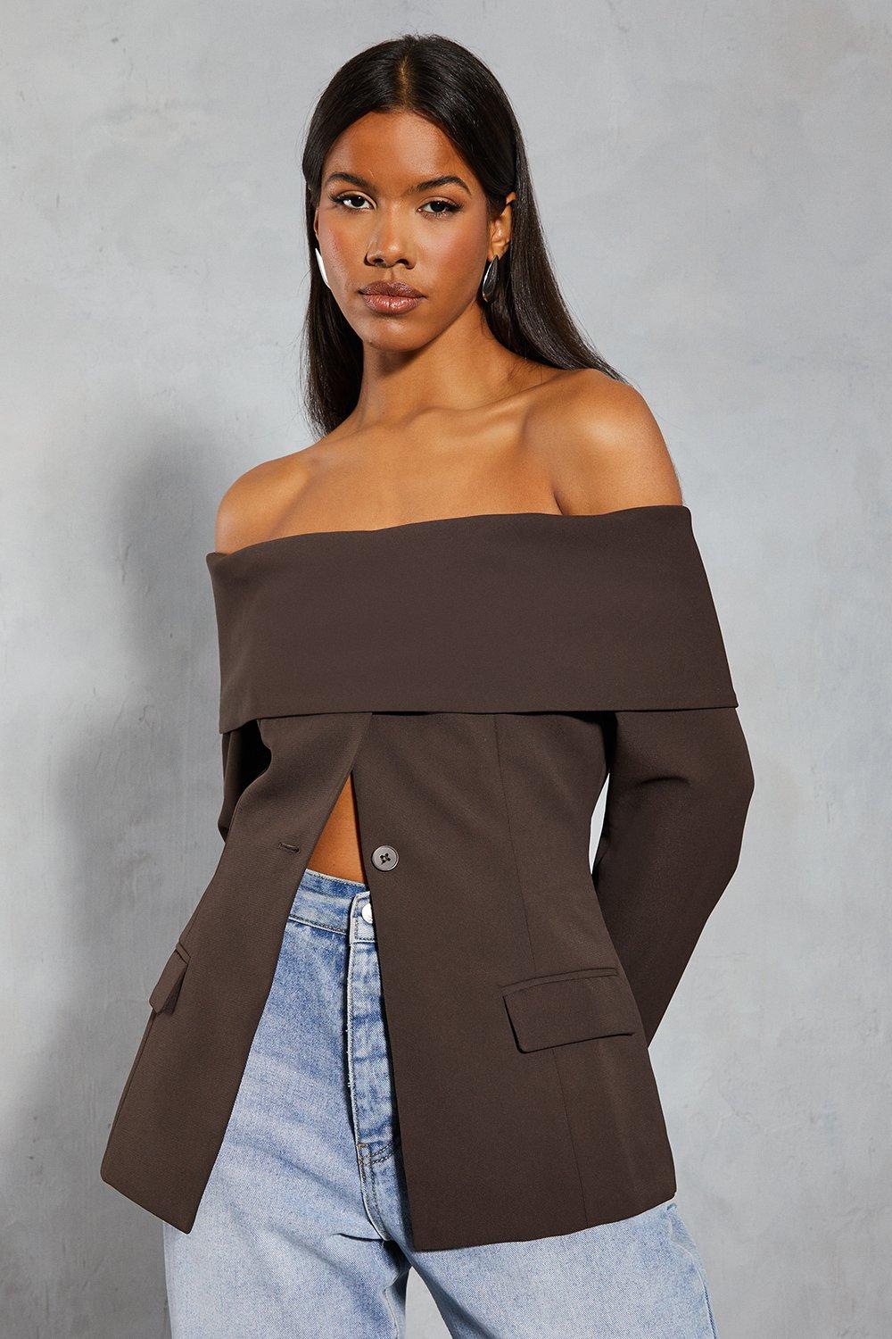 Bardot sale blazer top