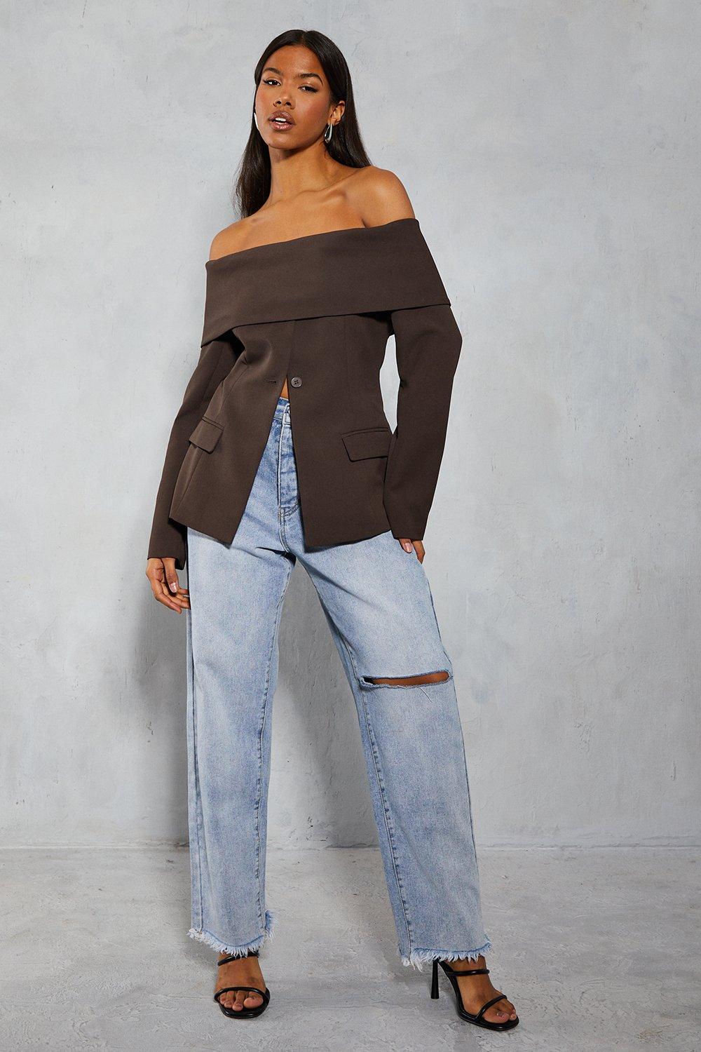 Bardot clearance blazer top