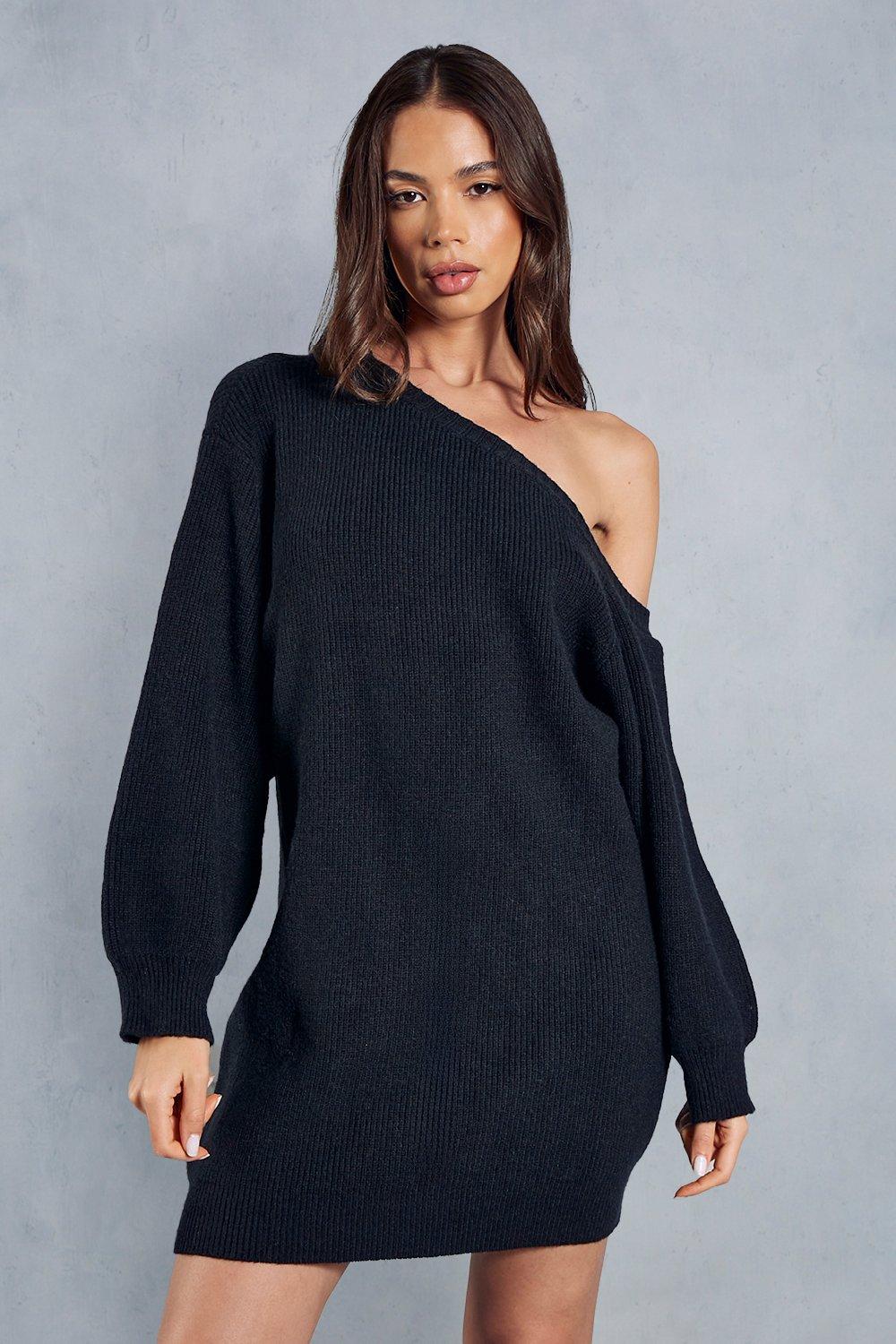 Oversized off the shoulder hot sale dress