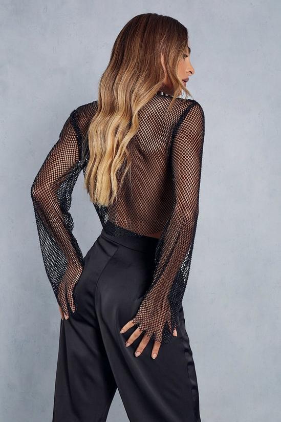 Wrapped In Diamante Fishnet Flares Set – Goodbye Bread