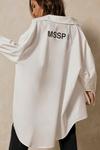 MissPap Misspap 2 Branded Oversized Shirt thumbnail 1