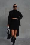 MissPap Knitted Turtle Neck Crop Top Skirt Co-ord thumbnail 2