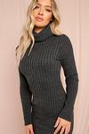 MissPap Knitted Turtle Neck Midaxi Dress thumbnail 4