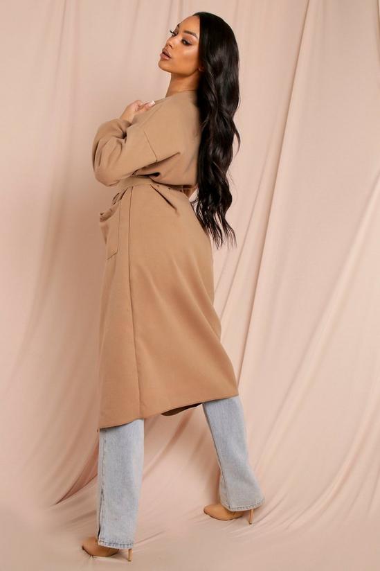 MissPap Military Style Belted Midi Coat 3