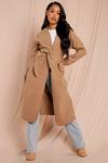 MissPap Military Style Belted Midi Coat thumbnail 4