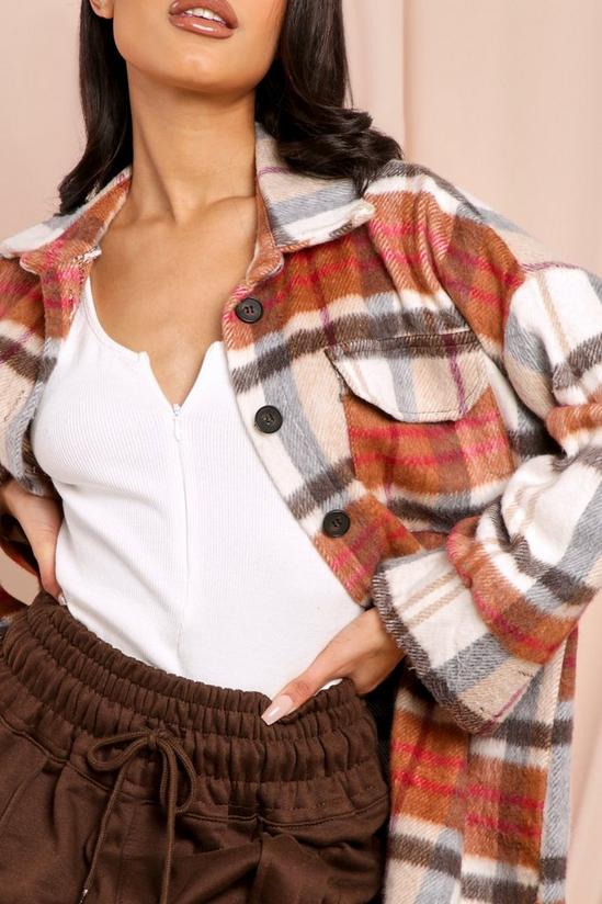 MissPap Oversized Checked Shacket 4