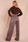 MissPap Printed Soft Touch Wide Leg Trousers thumbnail 4