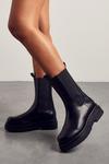 MissPap Leather Look Chunky Sole Ankle Boot thumbnail 3