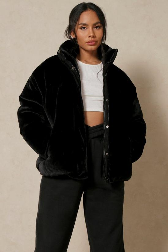 MissPap Faux Fur Puffer Jacket 1