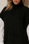 MissPap Cable Knit Roll Neck Jumper and Shirt thumbnail 5