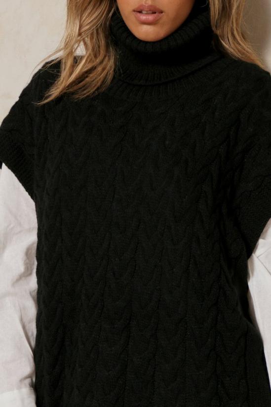MissPap Cable Knit Roll Neck Jumper and Shirt 5