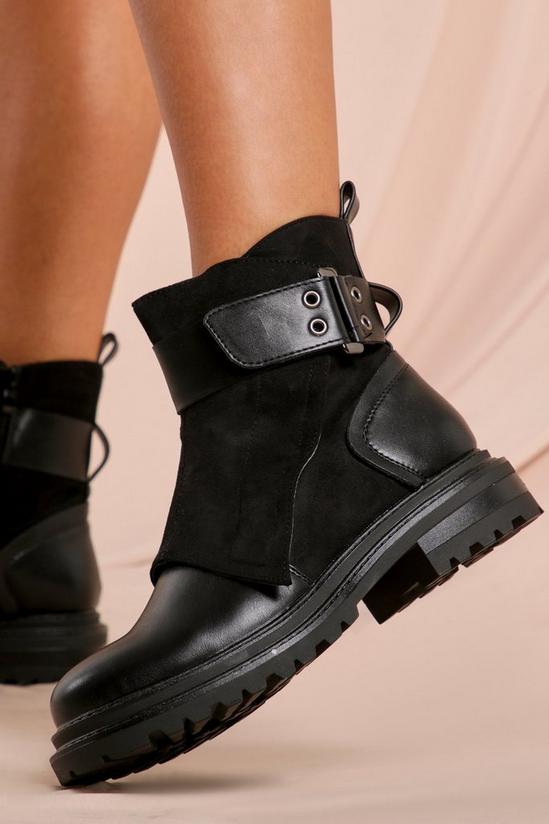 MissPap Buckle Detail Ankle Boot 2