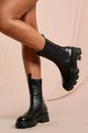 MissPap Chunky Sole Calf Chelsea Boot thumbnail 1