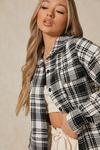 MissPap Oversized Tweed Checked Shacket thumbnail 2