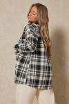 MissPap Oversized Tweed Checked Shacket thumbnail 3