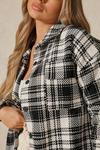 MissPap Oversized Tweed Checked Shacket thumbnail 5