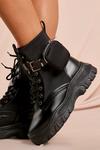 MissPap Pocket Detail Chunky Sole Ankle Boot thumbnail 2