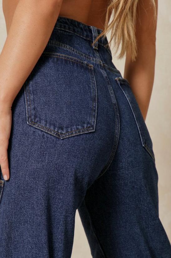 MissPap Wide Leg Bondage Buckle Detail Jeans 6