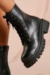 MissPap Leather Look Lace Up Ankle Boot thumbnail 2