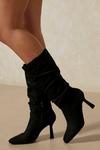 MissPap Ruched Knee High Boot thumbnail 3
