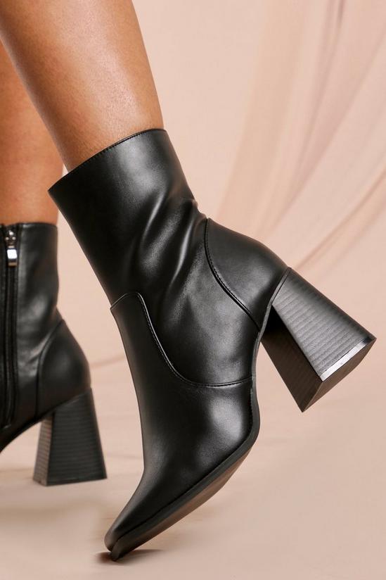 MissPap Square Toe Ankle Boot 2