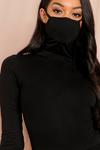MissPap Jersey Long Sleeve Mask Bodysuit thumbnail 4