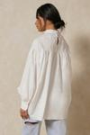 MissPap High Neck Ruched Front Shirt thumbnail 2