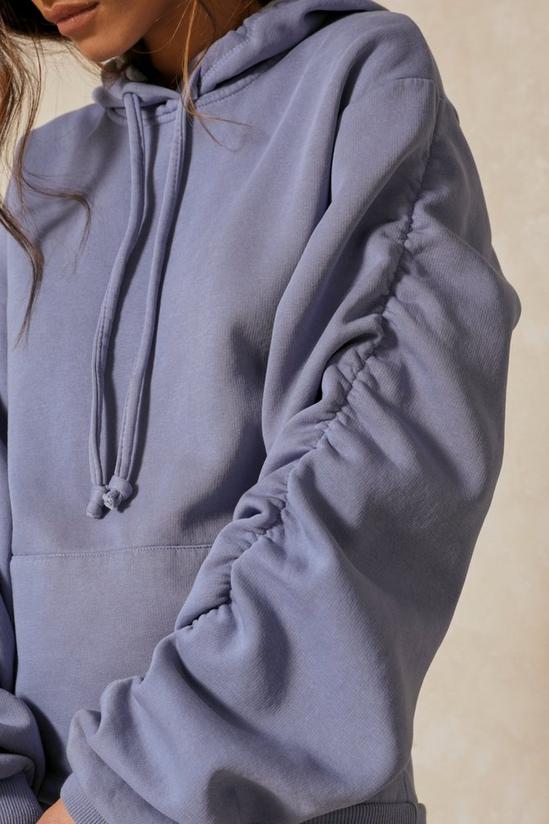 MissPap Oversized Ruched Arm Hoodie 2