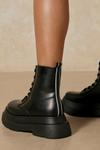 MissPap Chunky Platform Lace Up Ankle Boots thumbnail 2