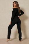 MissPap Cosy Knit High Waisted Lounge Leggings thumbnail 3