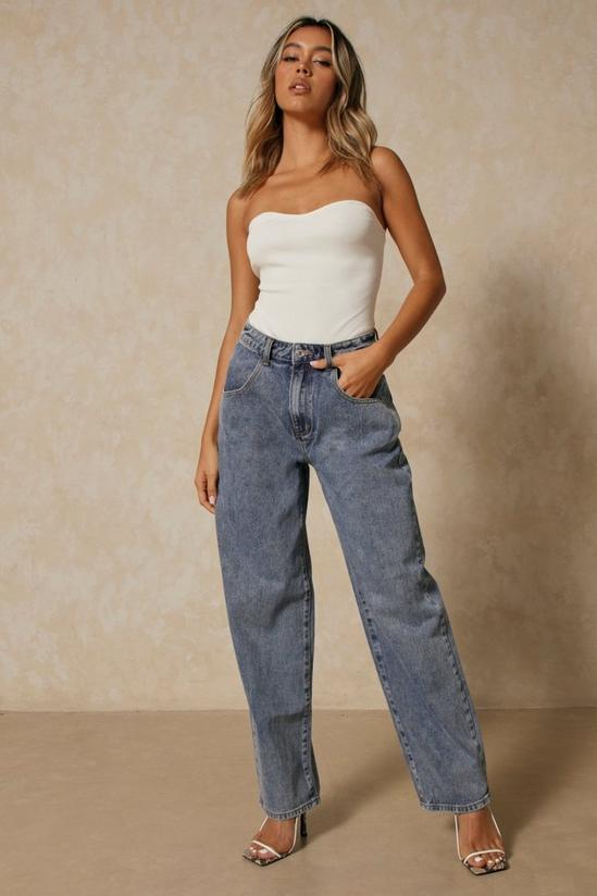 MissPap High Waisted Drop Pocket Baggy Jeans 4
