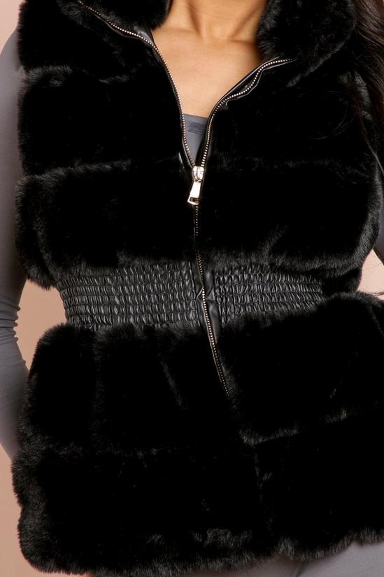 MissPap Faux Fur Sleeveless Jacket 2