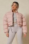 MissPap Funnel Neck Cropped Puffer Jacket thumbnail 1