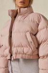 MissPap Funnel Neck Cropped Puffer Jacket thumbnail 2
