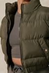 MissPap Funnel Neck Cropped Puffer Jacket thumbnail 2