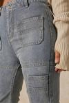 MissPap Cargo Pocket Detail Baggy Jeans thumbnail 2