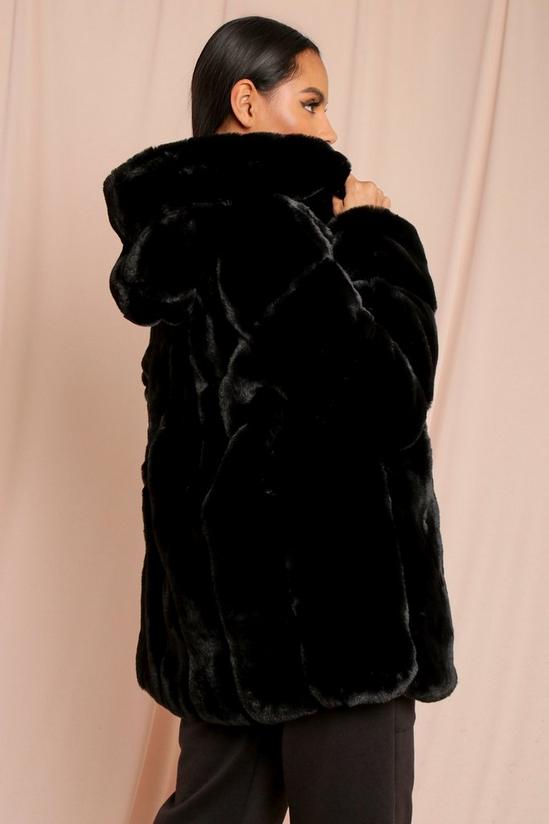 MissPap Faux Fur Hooded Coat 3