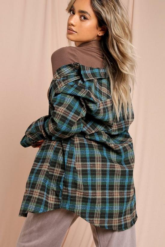 MissPap Checked Oversized Shirt 4