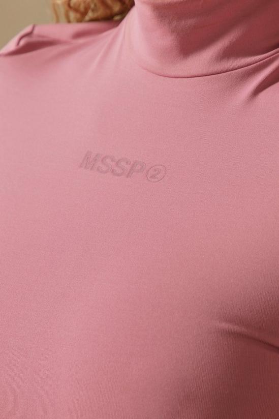 MissPap Misspap 2 Branded High Neck Long Sleeve Top 2