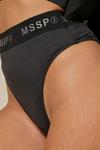 MissPap Misspap 2 Branded High Waisted Knicker thumbnail 2