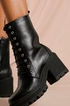 MissPap Lace Up Chunky Heeled Ankle Boot thumbnail 2