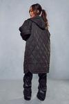 MissPap Oversized Quilted Hooded Coat thumbnail 3