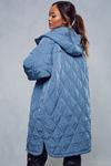 MissPap Oversized Quilted Hooded Coat thumbnail 3