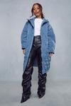 MissPap Oversized Quilted Hooded Coat thumbnail 4
