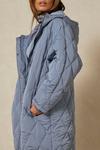 MissPap Oversized Quilted Hooded Coat thumbnail 6