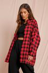 MissPap Oversized Checked Shirt thumbnail 1