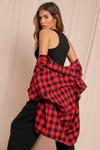 MissPap Oversized Checked Shirt thumbnail 2
