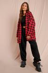 MissPap Oversized Checked Shirt thumbnail 4