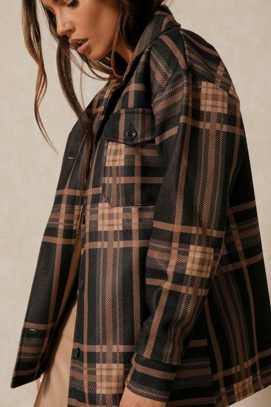 MissPap Large Checked Shacket 2